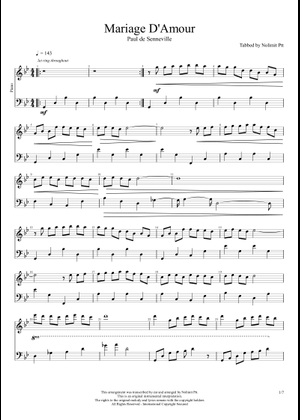 Mariage d'Amour – Paul de Senneville Marrige d'Amour (Easy Piano) Sheet ...
