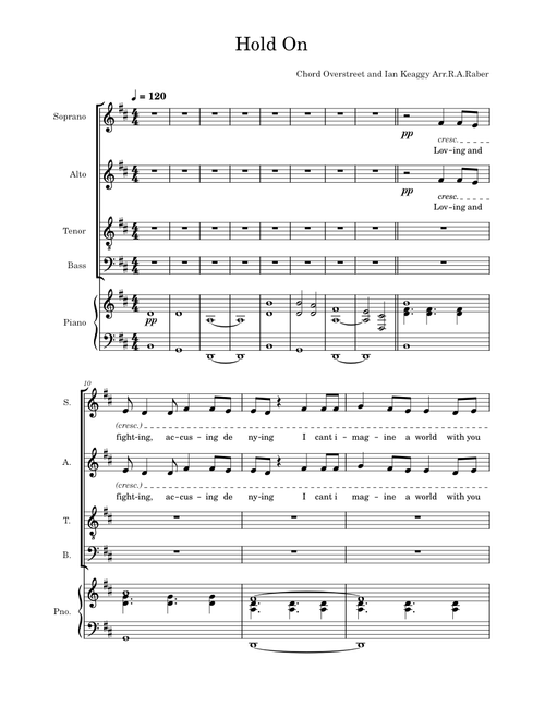 Hold on – Chord Overstreet