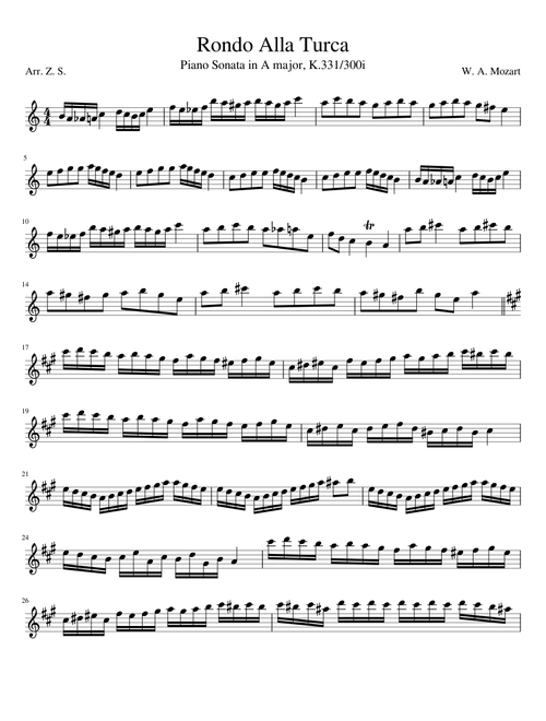 [UPDATED] Rondo Alla Turca