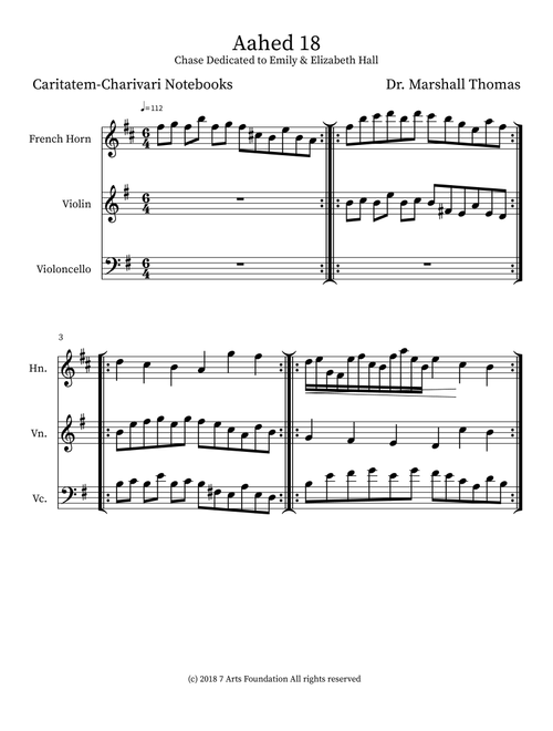 Aahed 18 - Celebrity Chamber Players (Small Ensemble)