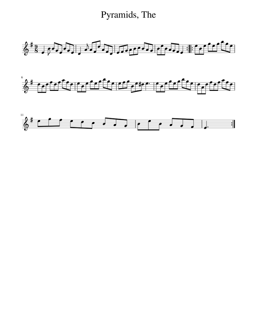 The Pyramids Sheet music for Piano (Solo)