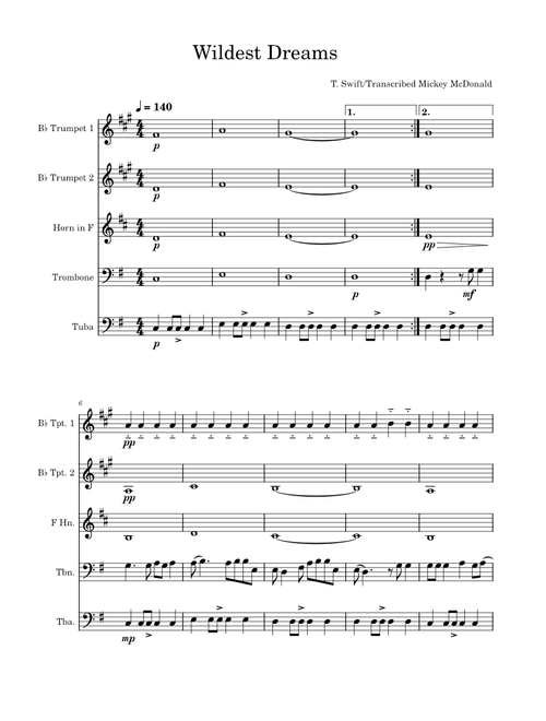 Wildest Dreams – Taylor Swift