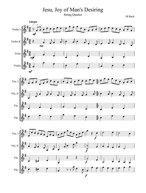 Jesu, Joy of Man's Desiring