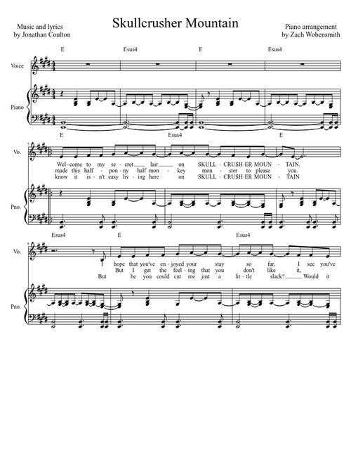 Skullcrusher Mountain - Jonathan Coulton