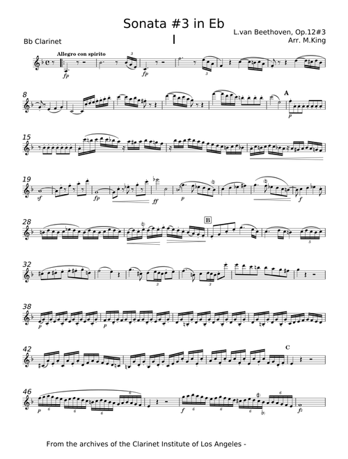 Violin Sonata No.3, Op.12 No.3 - Ludwig van Beethoven