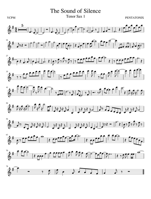 The_Sound_of_Silence_Tenor_Sax_1