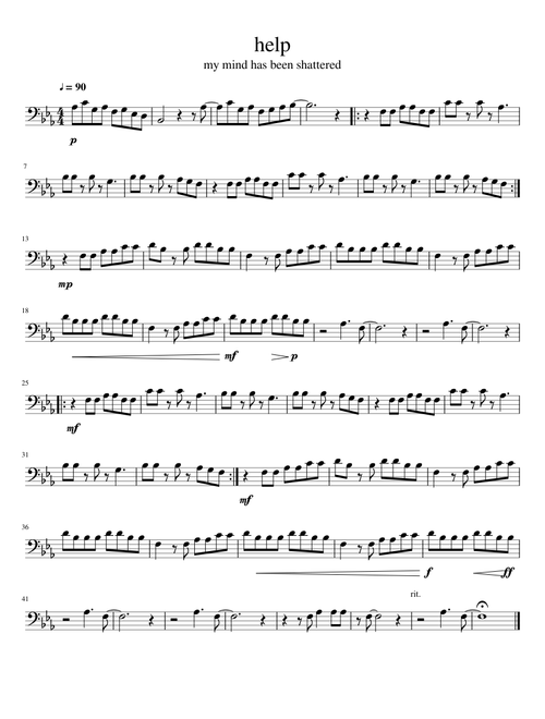 help i have been broken | also mad world cello solo (the gary jules one, not tears for fears)