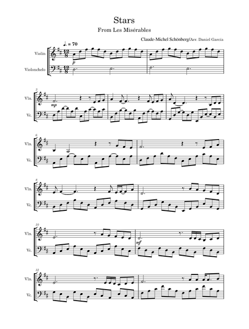 Stars – Les Misérables