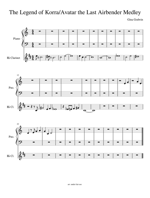 The Legend of Korra/Avatar the Last Airbender Medley