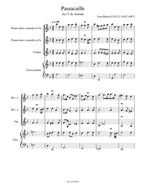 Lwv 71 - Passacaglia