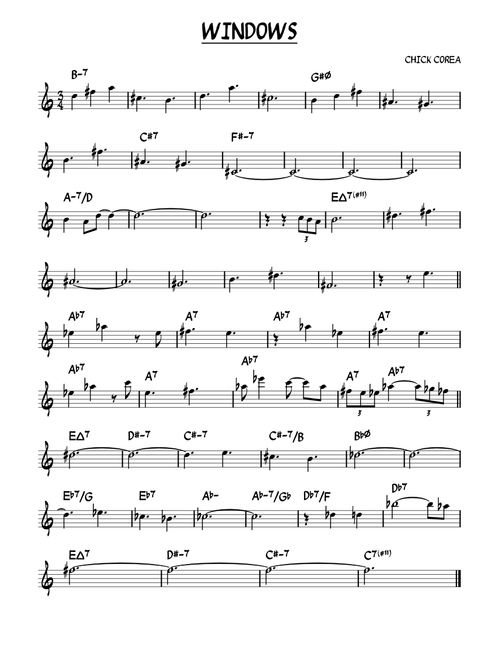 Windows by Chick Corea