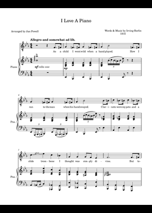 ヴォーカル&ピアノ 今井美樹/I Love a Piano [楽譜] I Love a Piano (Lead sheet with lyrics and verse ) Sheet Music