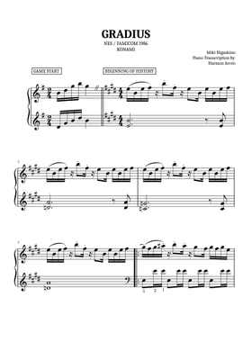 Free Gradius - Challenger 1985 Stage 1 by Mutsuhiko Izumi