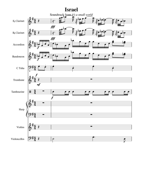 It's A Small World (Israel Theme) – Sherman Brothers