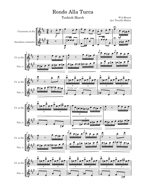 Rondo Alla Turca