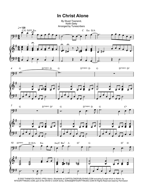 In Christ Alone (Arr. Tunescribers) - Stuart Townend, Keith Getty (Cello and Piano)