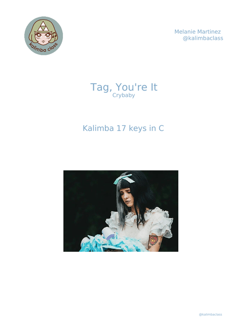 Tag, You're It by Melanie Martinez [Kalimba Tutorial]