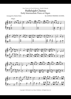 吹奏楽 楽譜 HALLELUJAH from the oratorio Hallelujah (Choral Anthem SATB) French Horn Sheet Music PDF