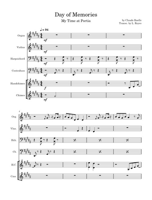 Day of Memories – Claude Ruelle