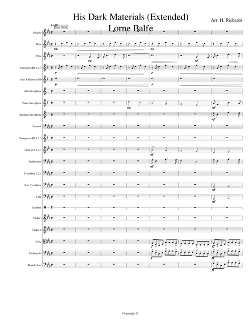 His Dark Materials - Score  extended