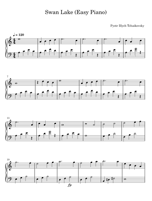 Swan Lake - Pyotr Illych Tchaikovsky