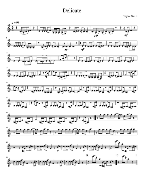 Delicate (Arr. Julia Mills) - Taylor Swift (Violin Solo)