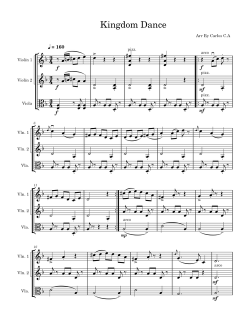 Kingdom dance – Alan Menken
