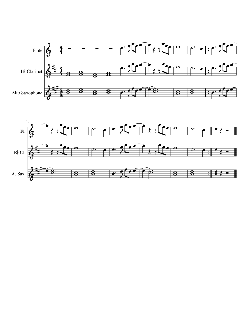 Mask off Future Sheet music for Flute, in bflat, Saxophone