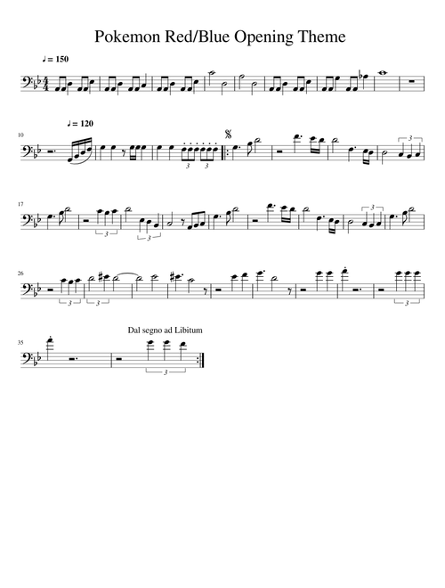 Pokemon Red/Blue Opening Theme