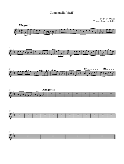 La Campanella – Niccolò Paganini Campanella