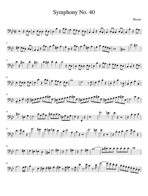 Symphony No 40