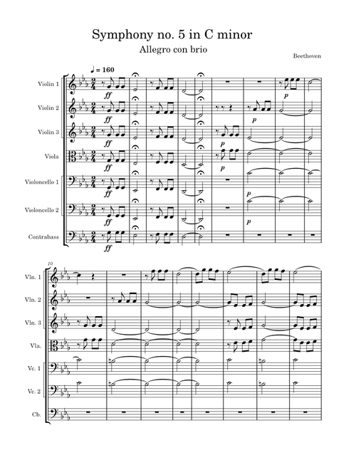 Beethoven's fifth – Ludwig van Beethoven Symphony_no._5_in_C_minor v.2