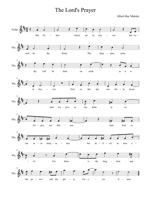 The Lord's Prayer