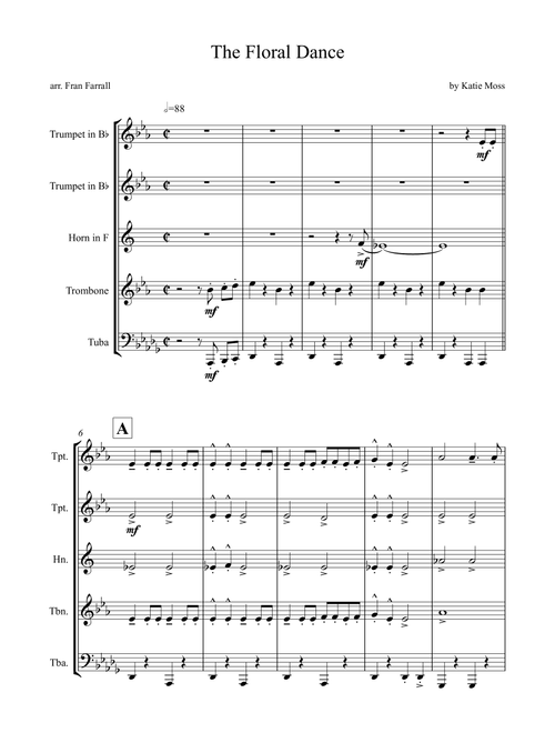 The Floral Dance (Arr. Fran Farrall) - Katie Moss (Brass Ensemble)