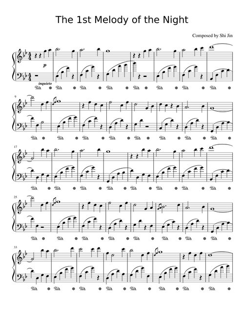 The 1st Melody of the Night