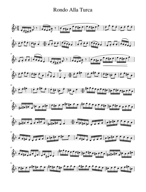 Rondo Alla Turca