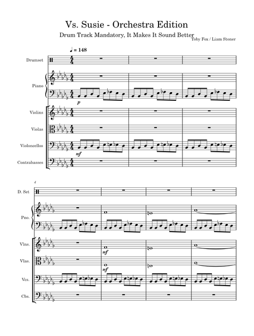 Vs. Susie – Toby Fox Vs. Susie - Orchestra Edition (From DELTARUNE Chapter 1) — Toby Fox / Liam Stoner