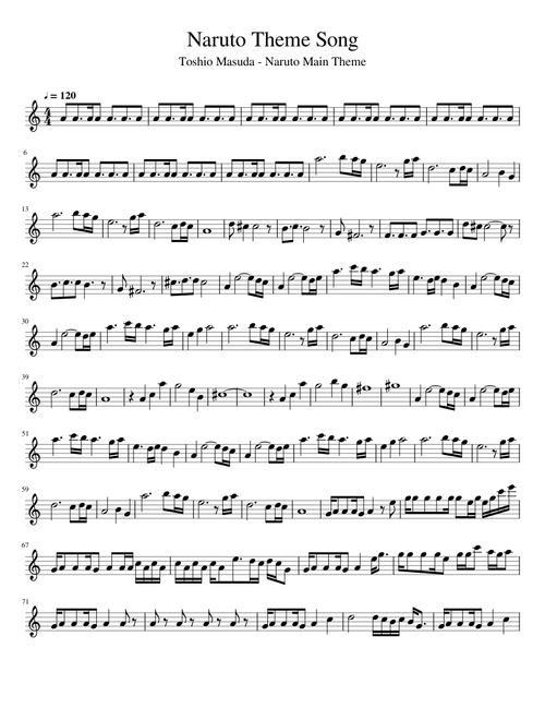 Naruto Theme Song