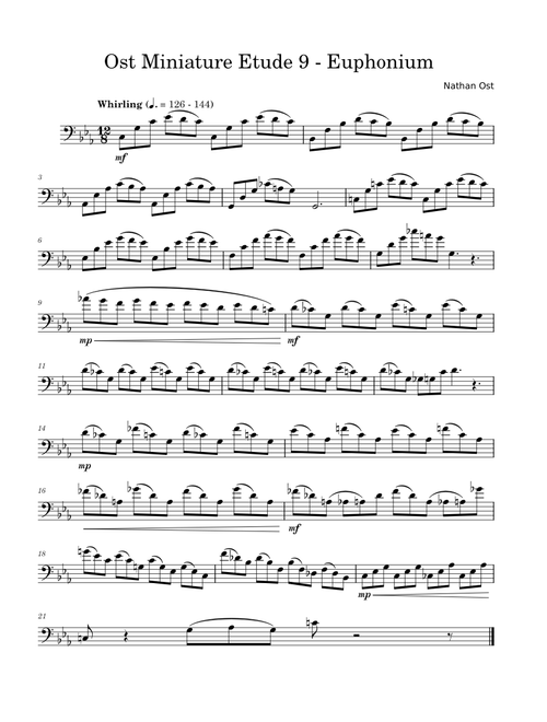 Ost Miniature Etude 9 - Euphonium (Euphonium Musesounds)