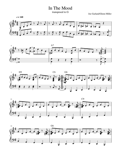 Glenn Miller - In The Mood