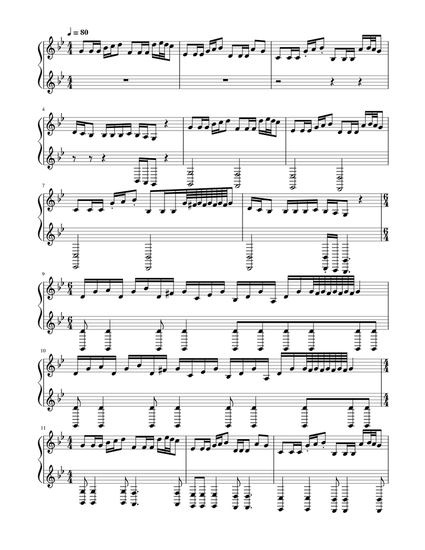 Reverse Dance Sheet music for Piano (Solo)