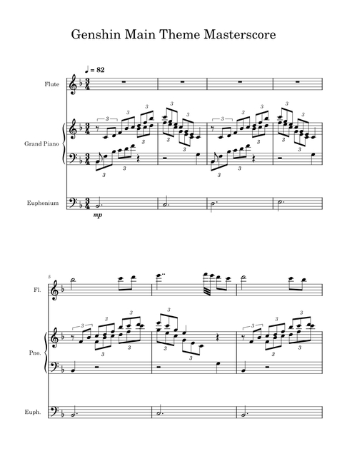 Genshin Main Theme Masterscore