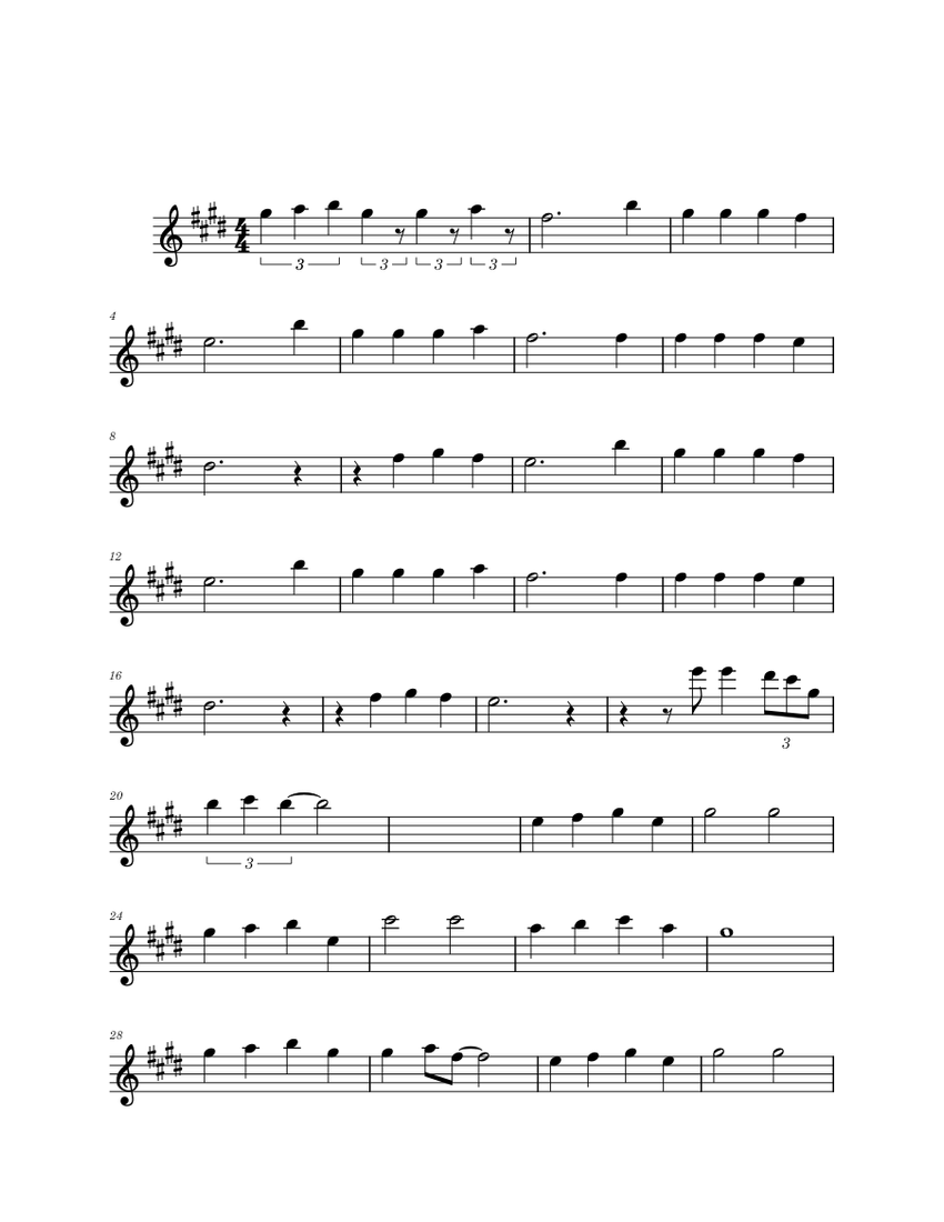 Eu te amo tanto Canção de irmão Lázaro Sax Alto Sheet music for