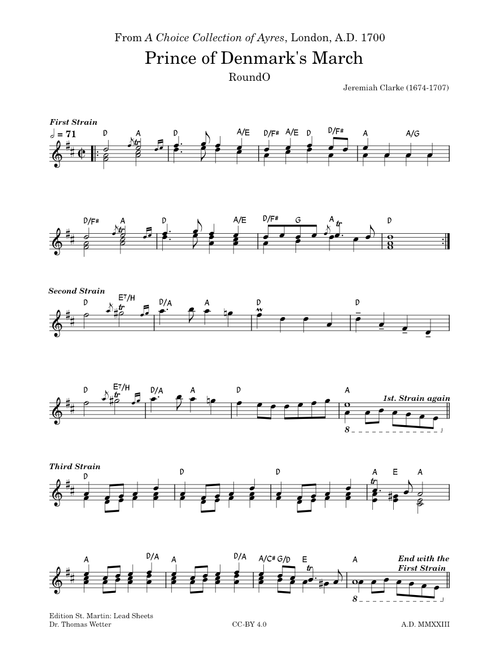 Prince of Denmark's March – Jeremiah Clarke