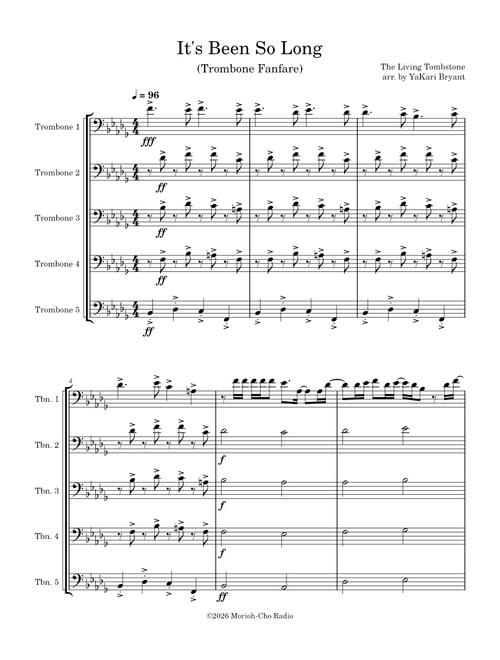 Five Nights at Freddy's 2 Song (It's Been So Long) – Yoav Landau [Trombone Fanfare]