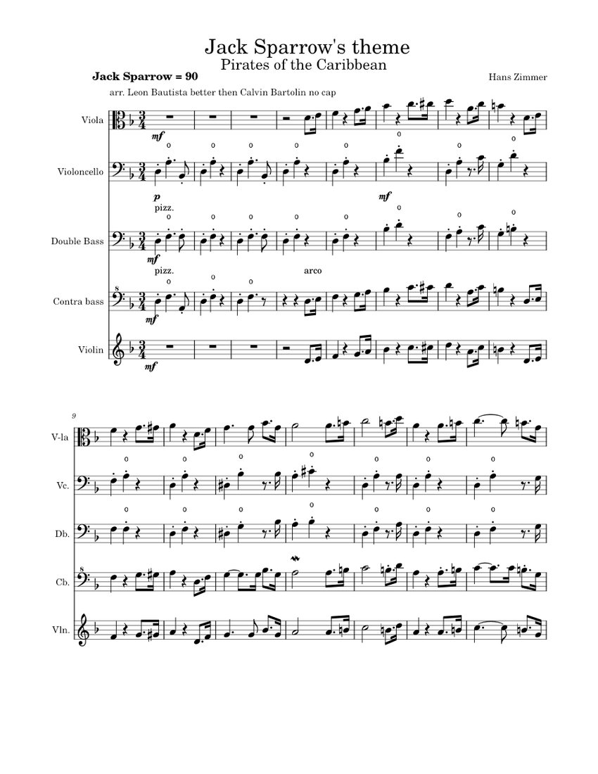 Pirates of the Caribbean – Hans Zimmer Pirates of the Caribbean