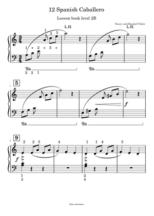 21 Square Dance - Piano Adventures adv1 level 1 Sheet Music for