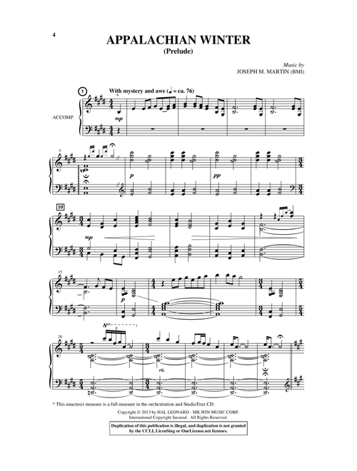 Appalachian Winter (A Cantata For Christmas) - Joseph  M. Martin (Choral, SATB)