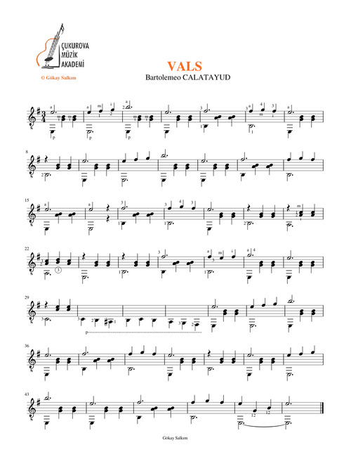 VALS Bartolome calatayud