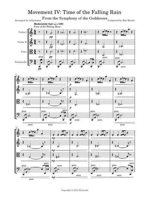 Symphony of the Goddesses – Chad Seiter (Movement IV: Time of the Falling Rain for String Quartet)